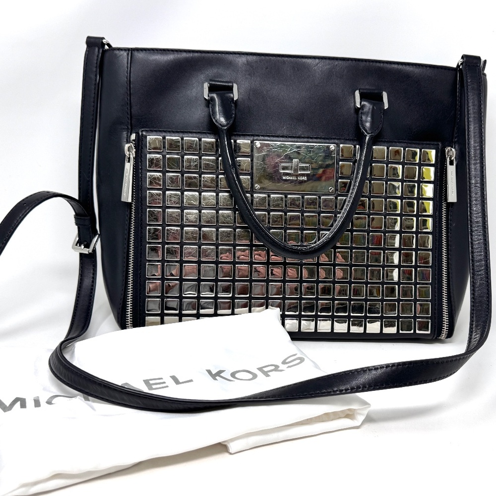 Michael Kors Natalia Mirrored Tile Tote Bag